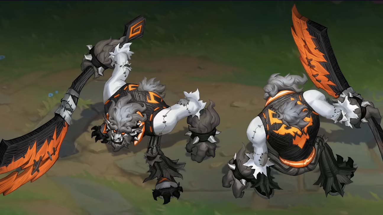 Imagem da skin Trundle Noite Apavorante no LoL