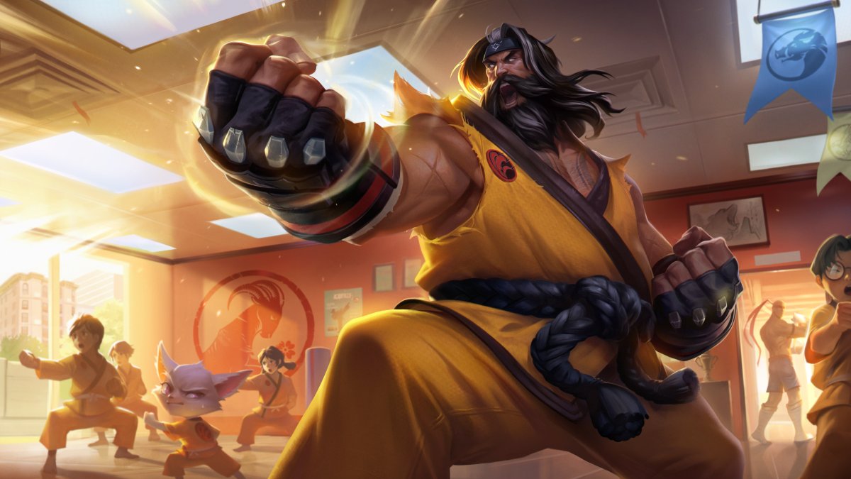 Imagem da skin Udyr Faixa Preta no LoL