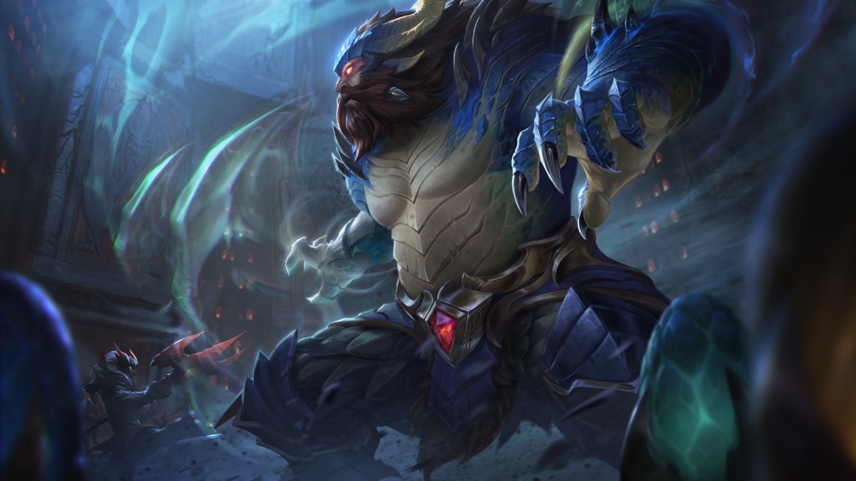 Imagem da skin Udyr Oráculo do Dragão no LoL