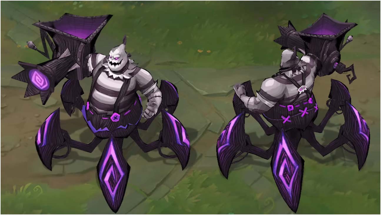 Imagem da skin Urgot Noite Apavorante no LoL