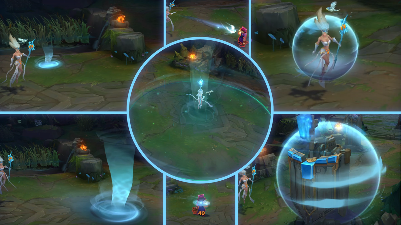 Imagem do mini-rework qeu a Janna receberá no LoL
