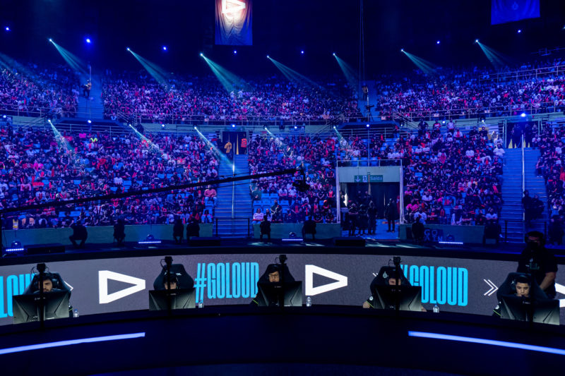 Imagem da LOUD no CBLOL 2022