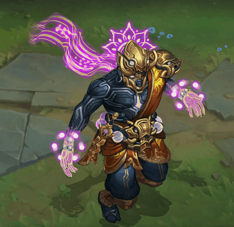 Imagem da skin Malzahar Três Honra no LoL