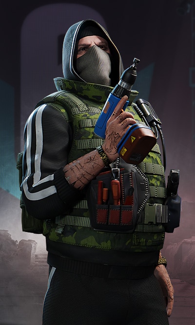 Kapkan tem cosméticos diferentes na versão mobile do R6