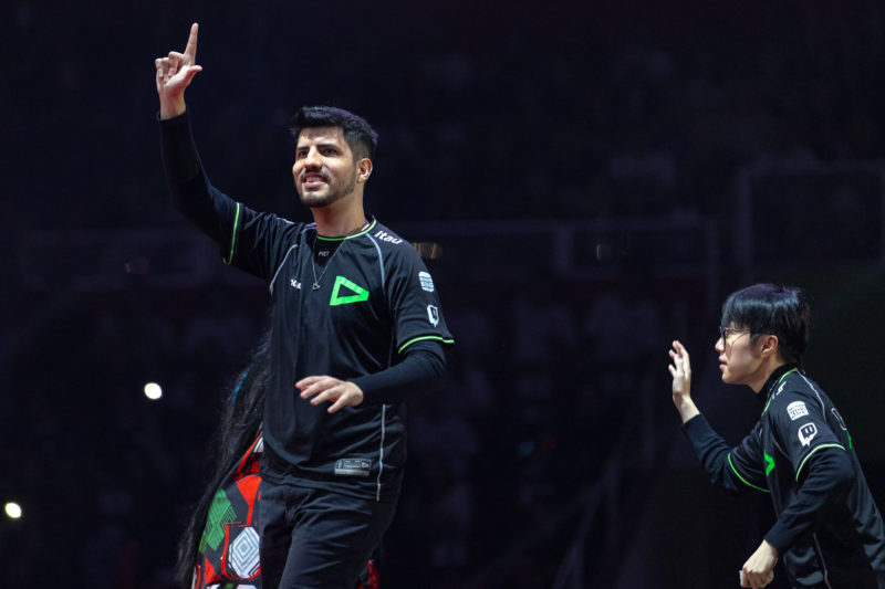 Imagem do jogador Robo na final do CBLOL 2022