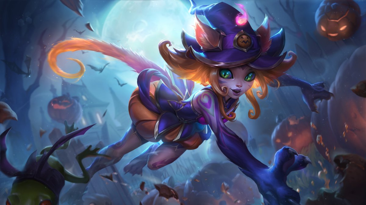 Imagem da skin Neeko Feiticeira no LoL