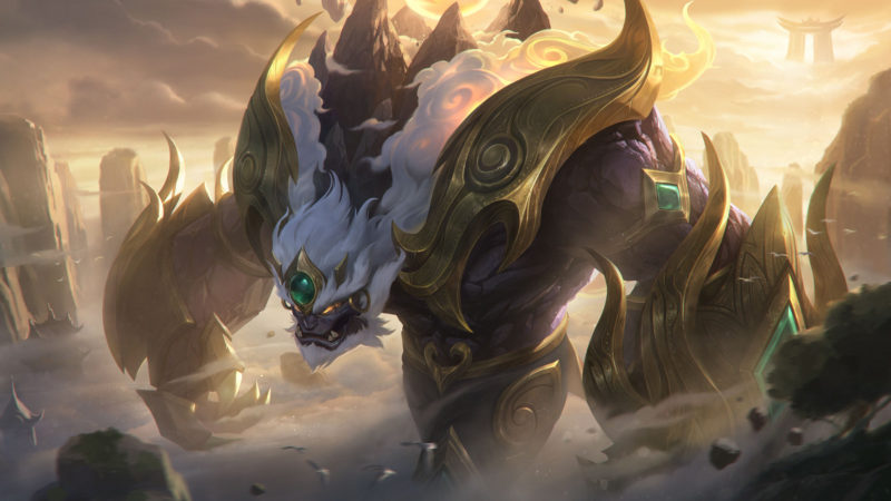 Imagem da skin Malphite Guardião Lunar