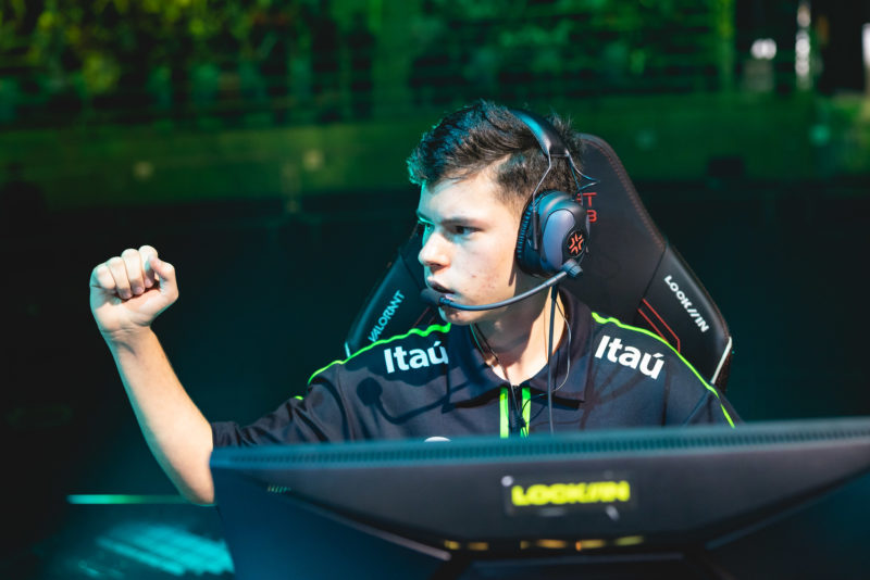 Foto de caunzin, jogador da LOUD que está disputando o VCT Lock In