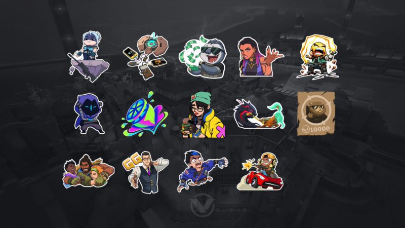 Itens do passe de batalha do VALORANT