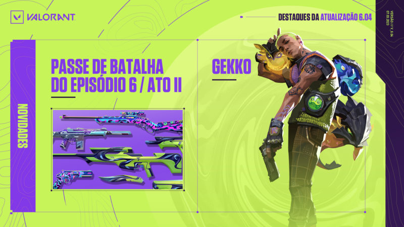 Atualização VALORANT Gekko