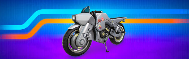 Moto Rogue da temporada MEGA do Fortnite