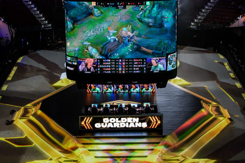 Imagem do time da Golden Guardians na LCS 2023