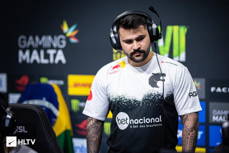 guerri durante uma partida da esl pro league com a furia