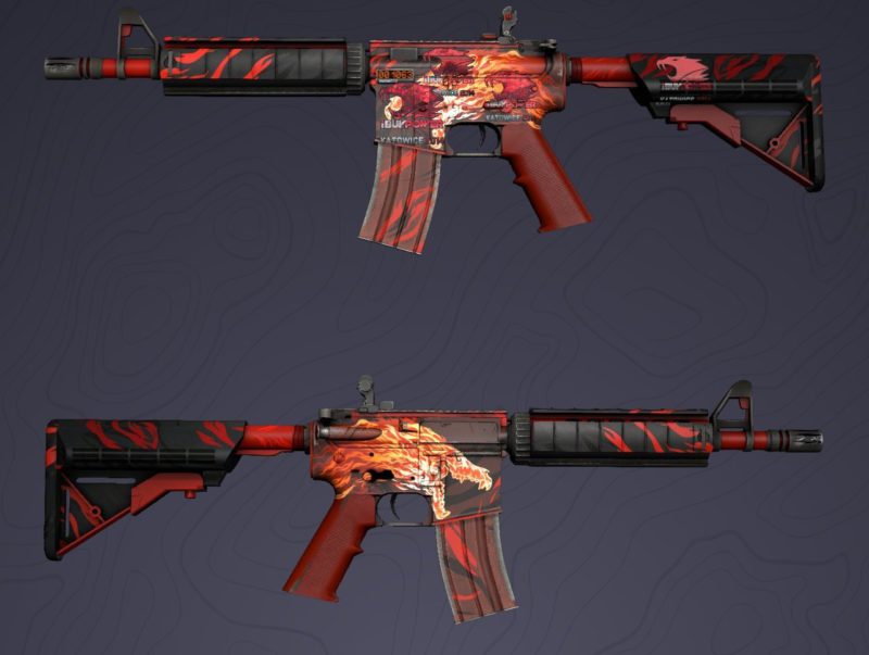 m4a4 howl vendida por 1 milhão