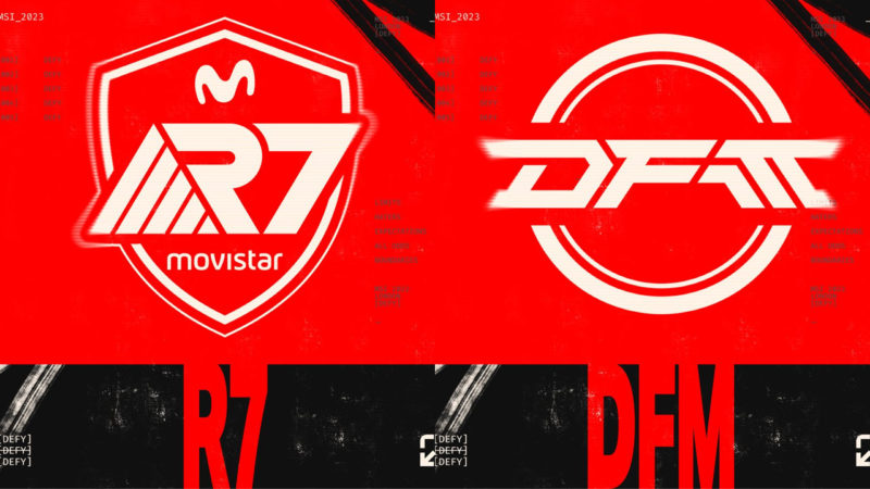 Imagem dos times da R7 e DFM classificados para o MSI 2023