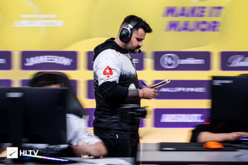 guerri durante a blast.tv paris major 2023