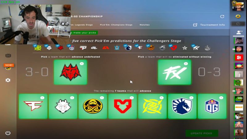 kennys coloca fluxo 0-3 no major de paris