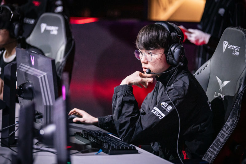 Imagm de Faker, jogador da T1