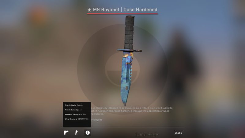 skin de faca no cs:go avaliada em mais de 500 mil reais