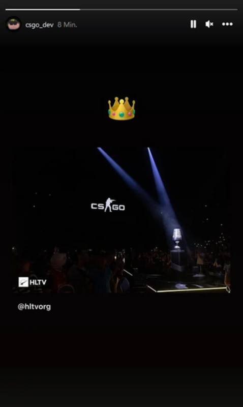 print do story do perfil do cs:go