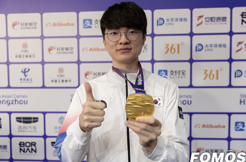 Faker medalhista de ouro nos Jogos Asiáticos 2023