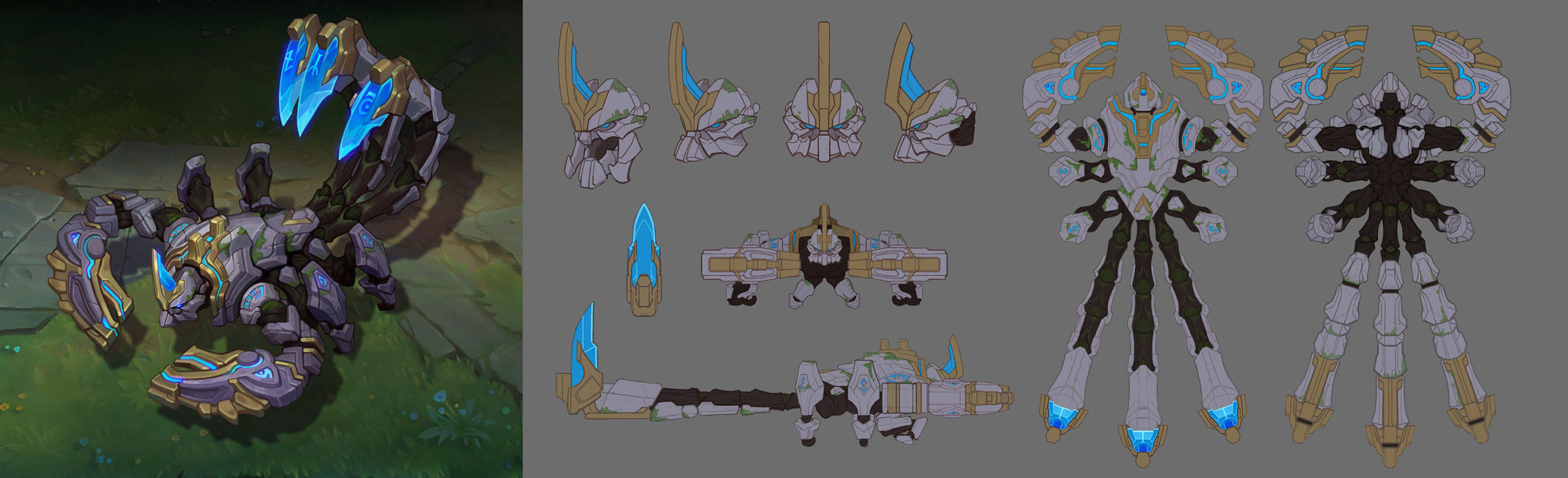 Imagem do reowrk do Skarner no LoL