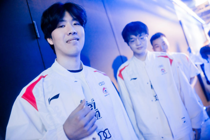 TheShy e Weibo no Worlds 2023