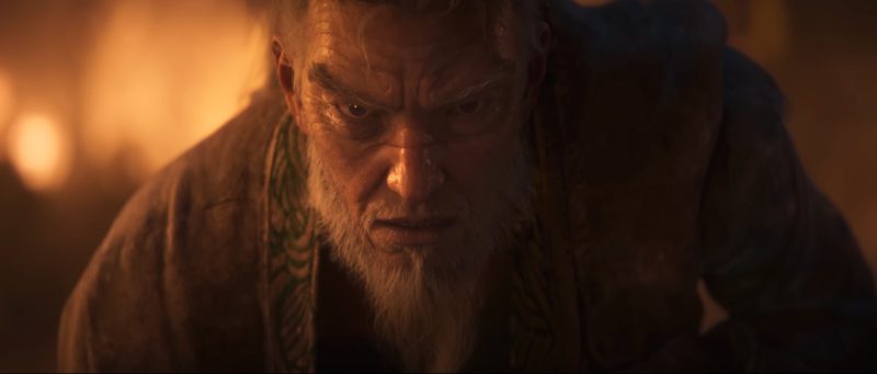 Na imagem tem o Yasuo mais velho, cena da animação Still Here