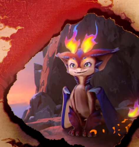 Na imagem pode se ver Smolder, o novo campeão do LoL