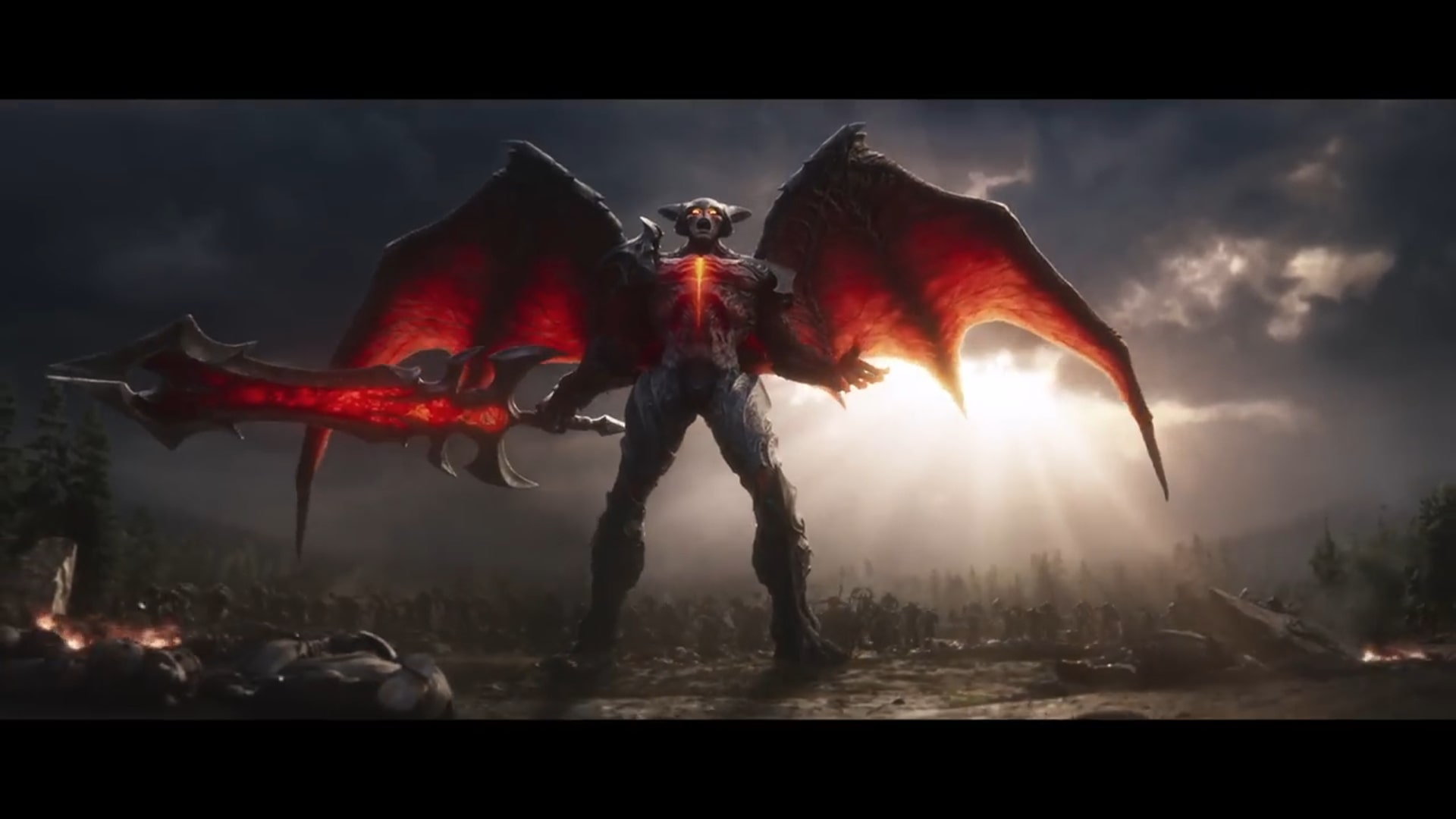 Imagem do AAtrox na nova animação do LoL da Temporada 2024