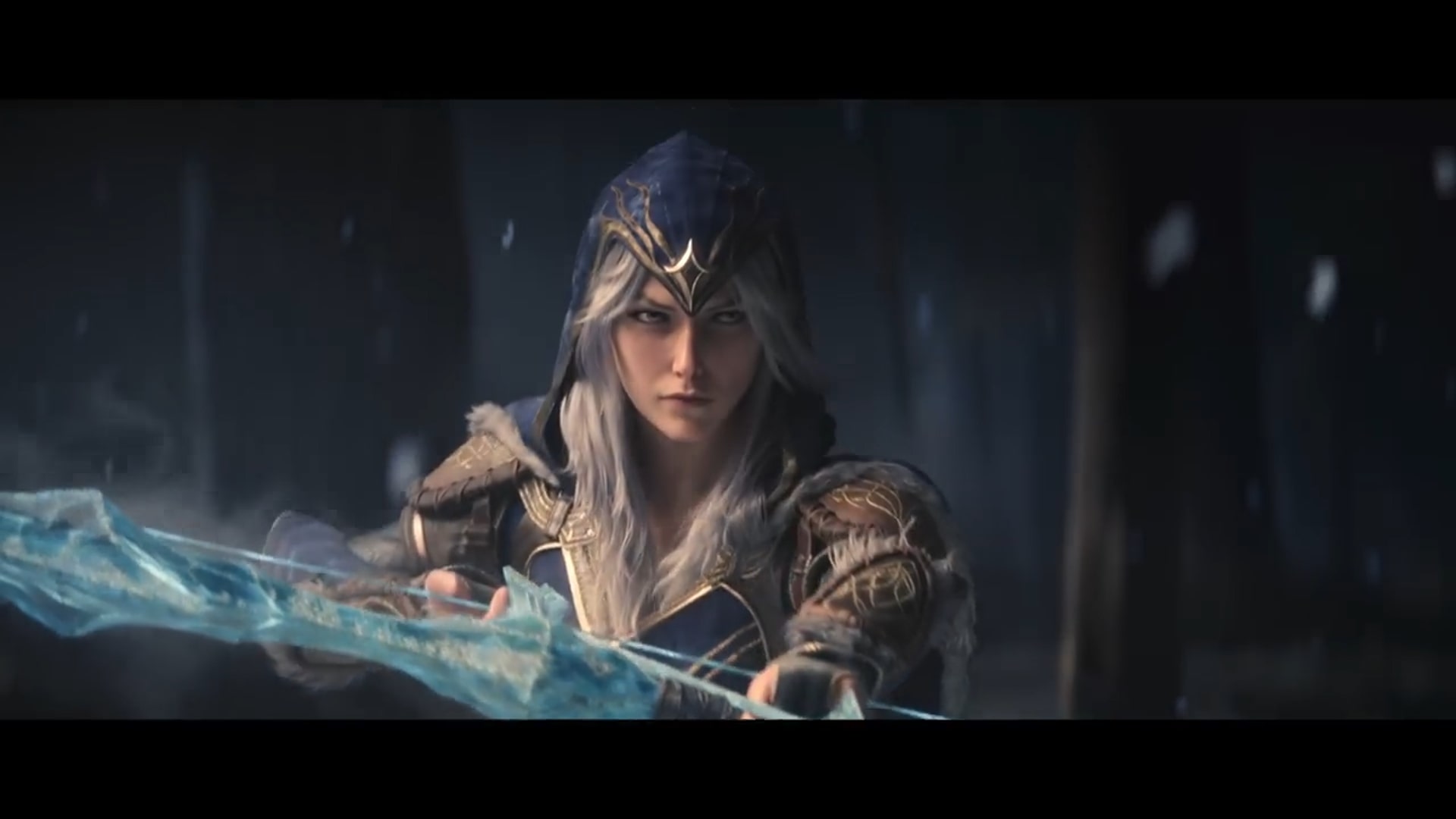 Imagem da Ashe na nova animação do LoL da Temporada 2024