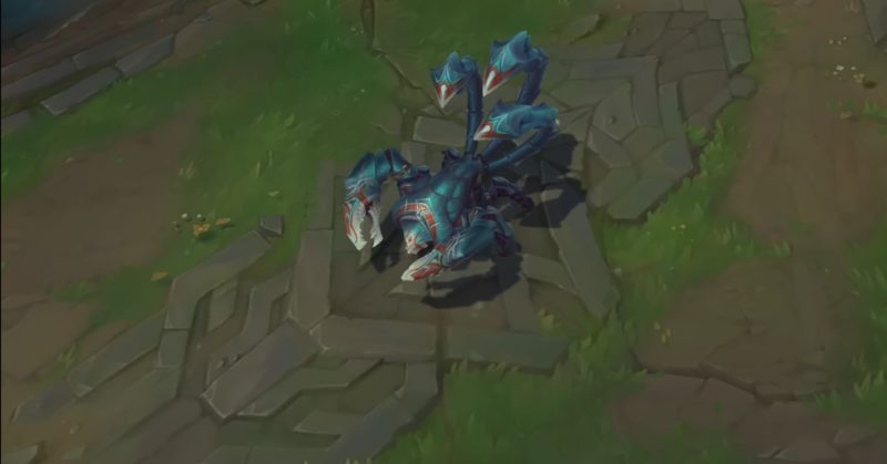 Imagem do rework do Skarner no LoL
