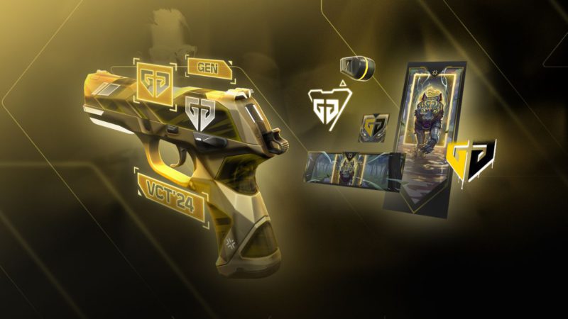 Cápsulas de times VALORANT 2024 GenG