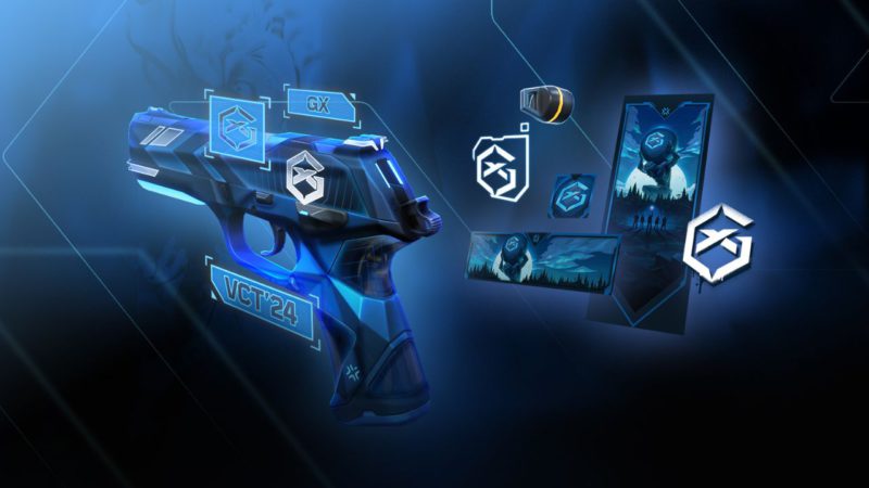 Cápsulas de times VALORANT 2024 GX