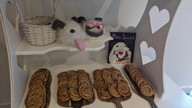 Na foto, alguns Biscoitos de Poro, no casamento com o tema: os Kindred