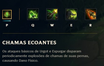 Na foto, a passiva do Urgot