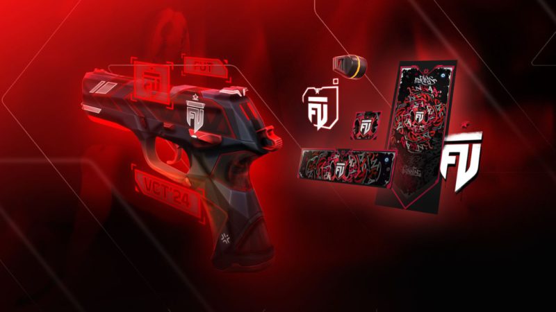 Cápsulas de times VALORANT 2024 FUT Esports