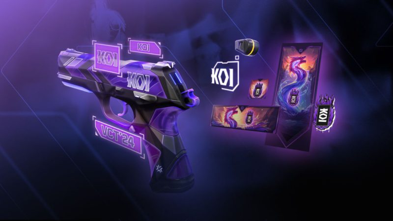 Cápsulas de times VALORANT 2024 KOI