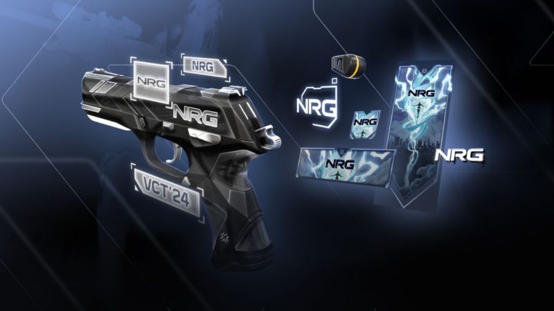 Cápsulas de times VALORANT 2024 NRG