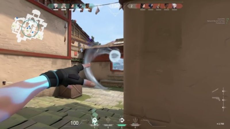 Imagem de uma das habilidades da Jett