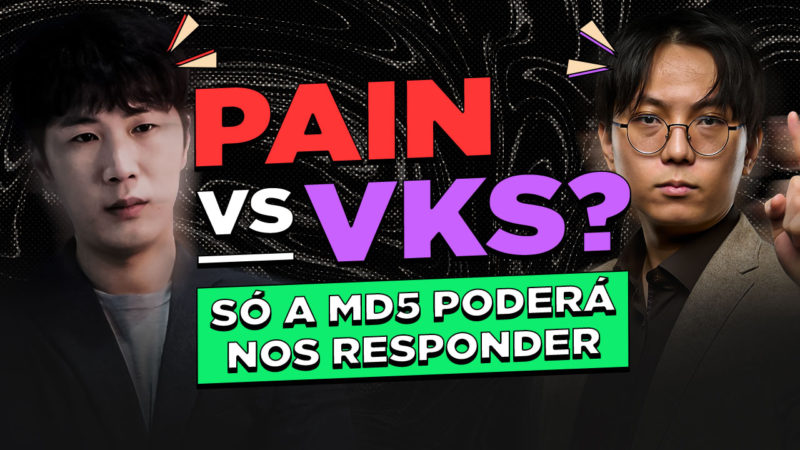 Na foto, Xero e SeeEl, técnicos da paiN Gaming e Vivo Keyd Stars, respectivamente