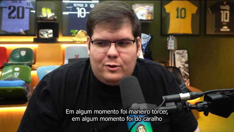 Na foto, o Casimiro, torcedor da paiN Gaming