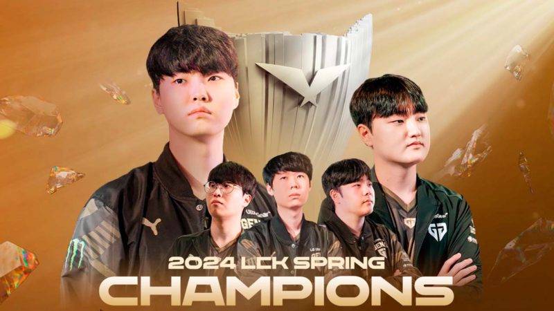 Imagem da Gen.G campeã da LCK 2024