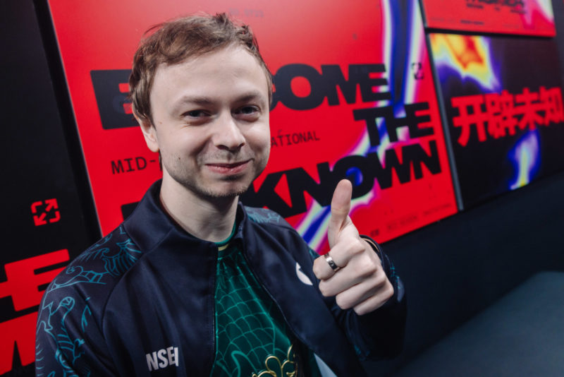 Imagem de Jensen, mid laner da FlyQuest no MSI 2024