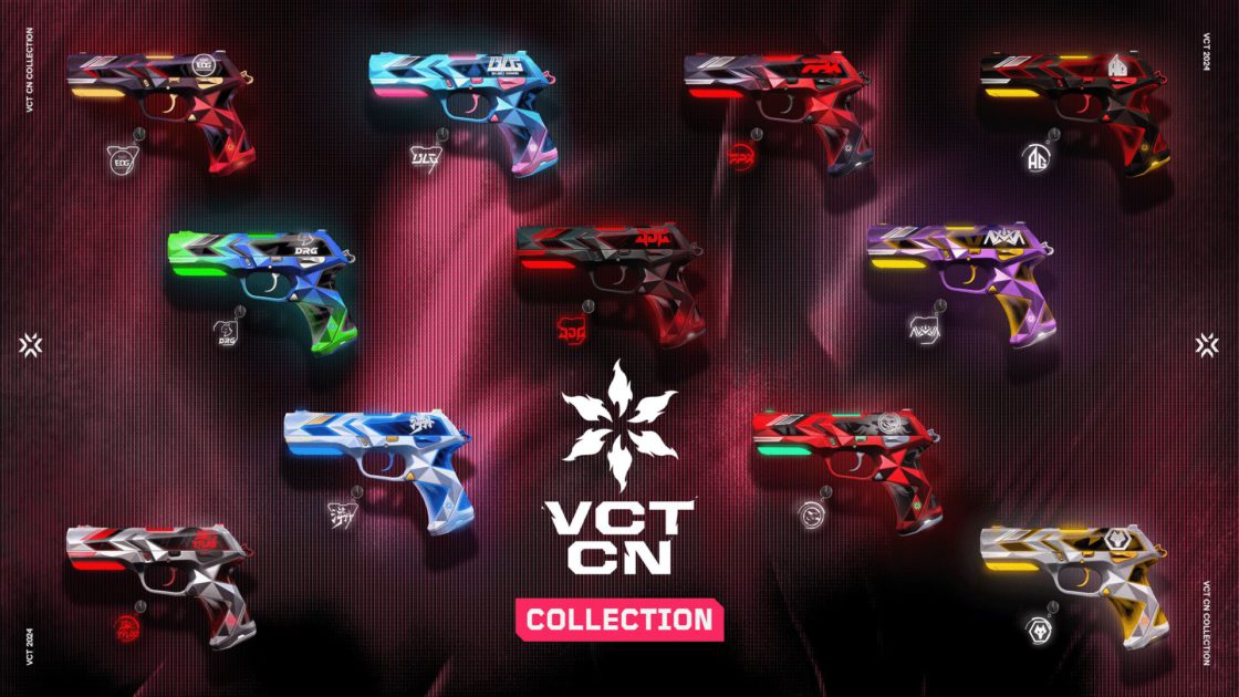 Cápsulas de times VALORANT 2024 CHINA