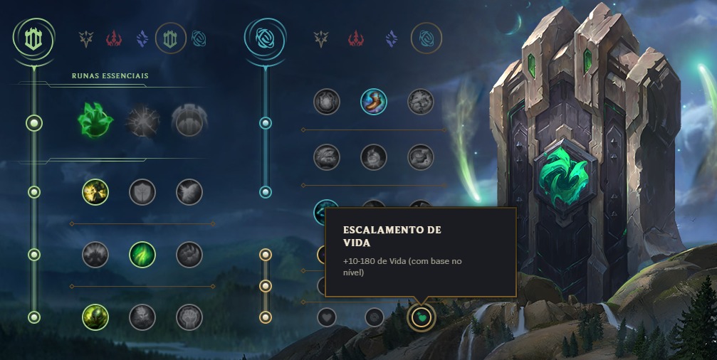 Na foto, as Runas do Dr. Mundo