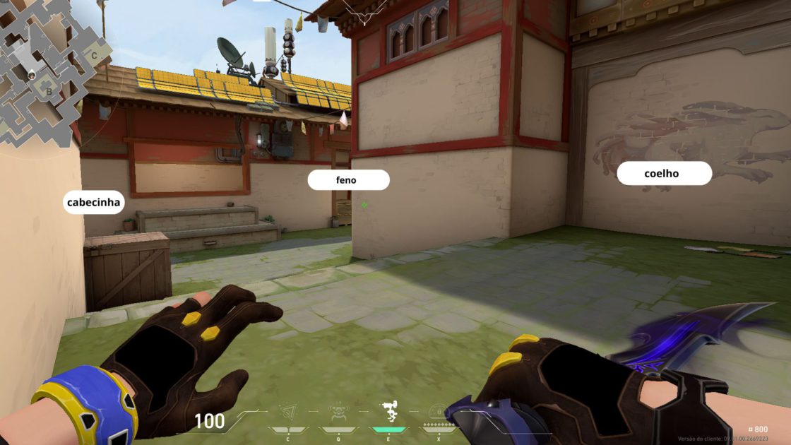 Imagem locais comuns na Haven no VALORANT