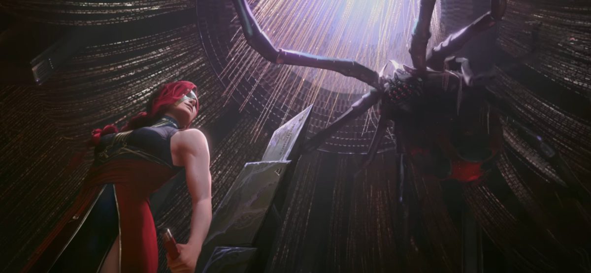 Na imagem, Katarina contra Elise na cinemática da Temporada 2025