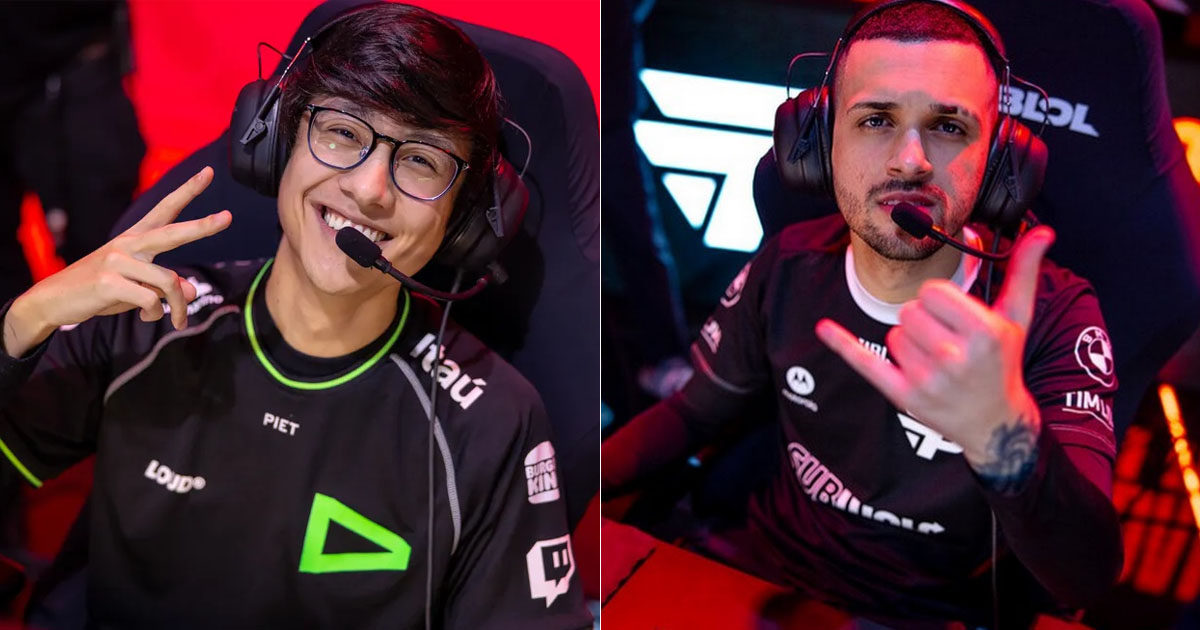 Imagem dos jogadores Tinowns e Dynquedo 