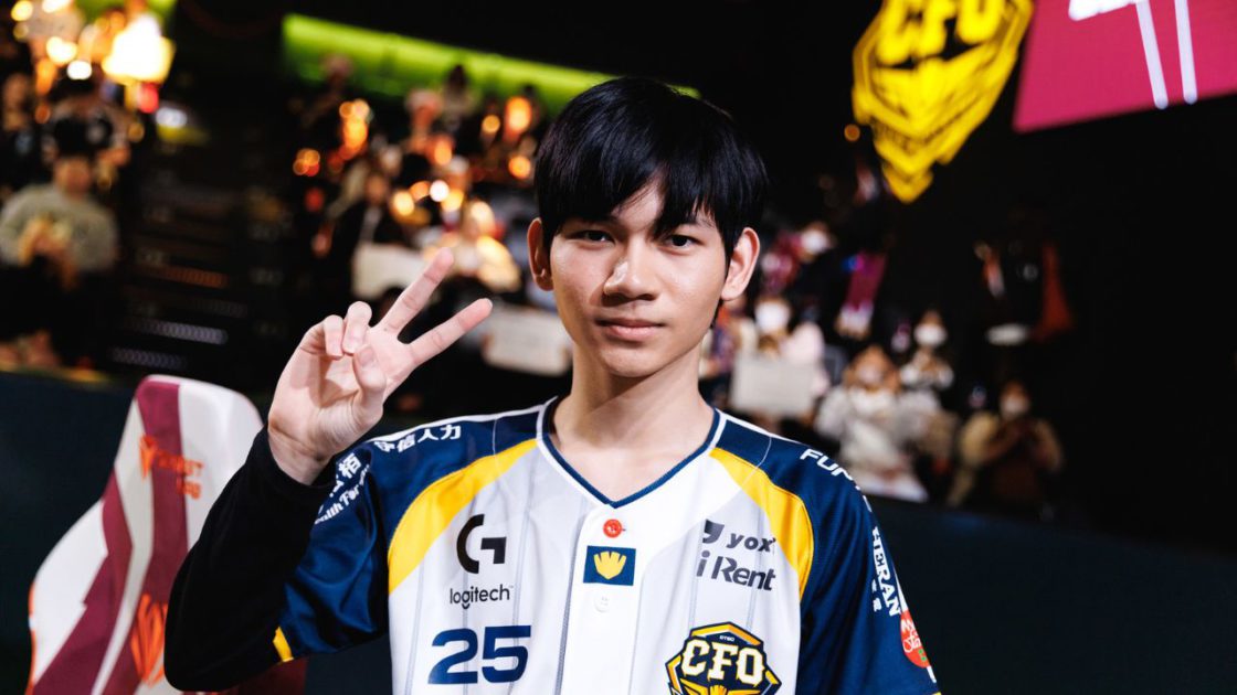 Foto do HongQ, mid-laner da CTCB Flying Oyster